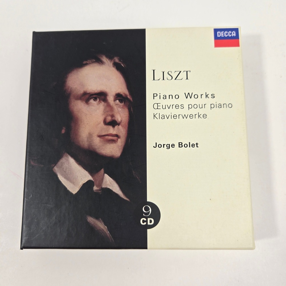 Jorge Bolet - Liszt Piano Works 9 CD Box Set Decca Classical Music NM